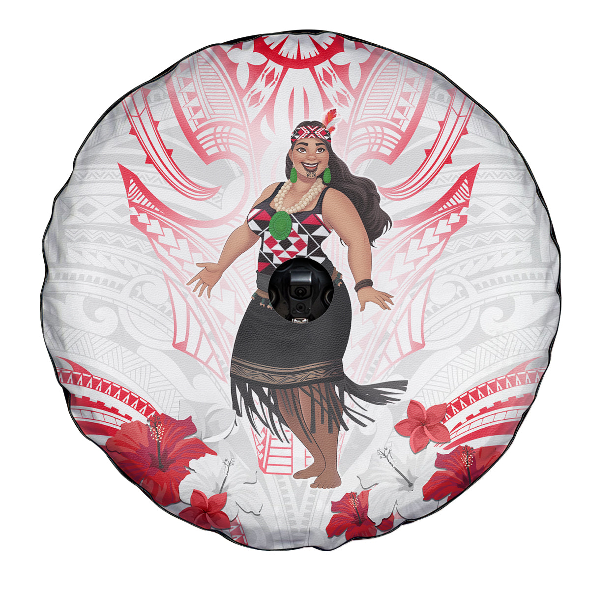 New Zealand Women's Day Spare Tire Cover Maori Wahine Polynesian Pattern LT05 - Polynesian Pride