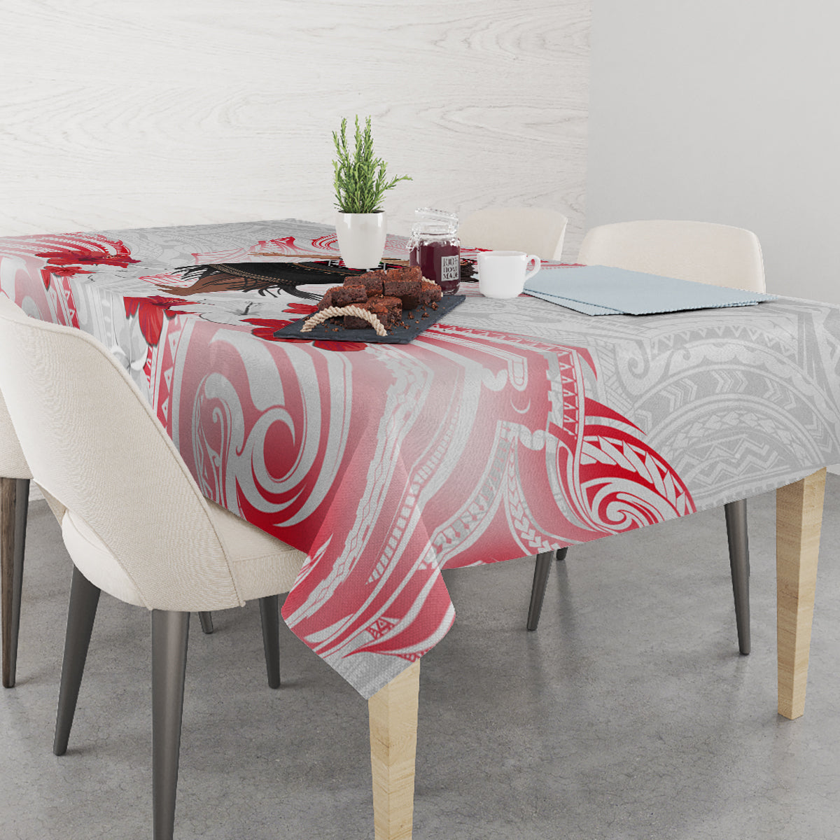 New Zealand Women's Day Tablecloth Maori Wahine Polynesian Pattern LT05 - Polynesian Pride