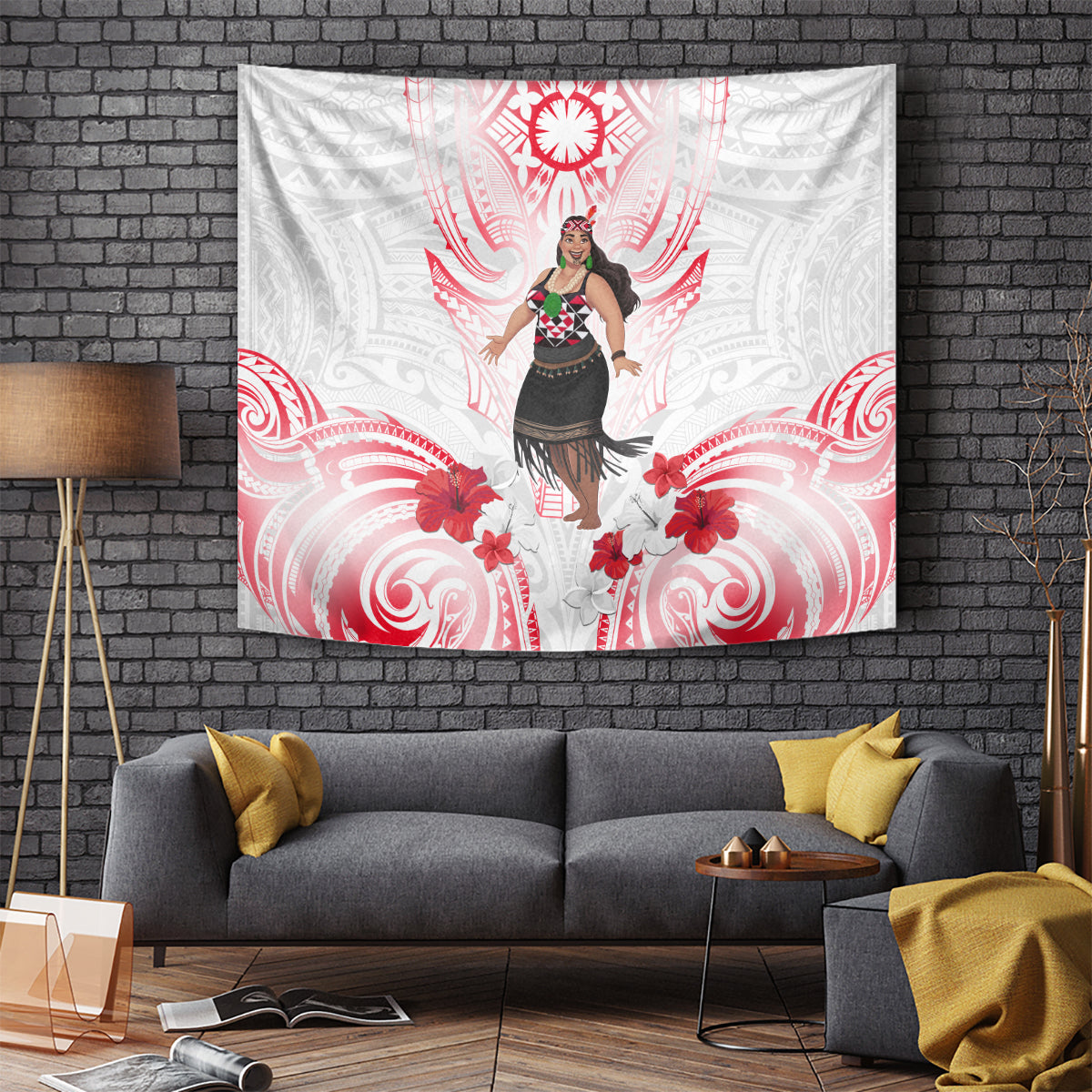 New Zealand Women's Day Tapestry Maori Wahine Polynesian Pattern LT05 - Polynesian Pride