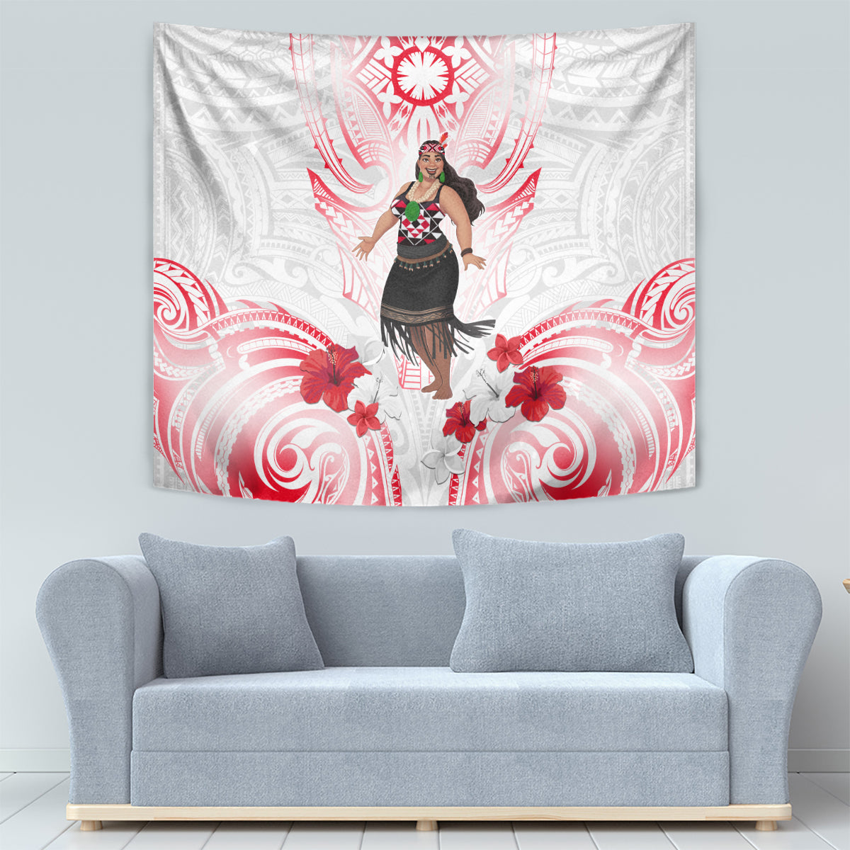 New Zealand Women's Day Tapestry Maori Wahine Polynesian Pattern LT05 - Polynesian Pride