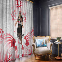 New Zealand Women's Day Window Curtain Maori Wahine Polynesian Pattern LT05 - Polynesian Pride