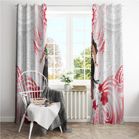 New Zealand Women's Day Window Curtain Maori Wahine Polynesian Pattern LT05 - Polynesian Pride