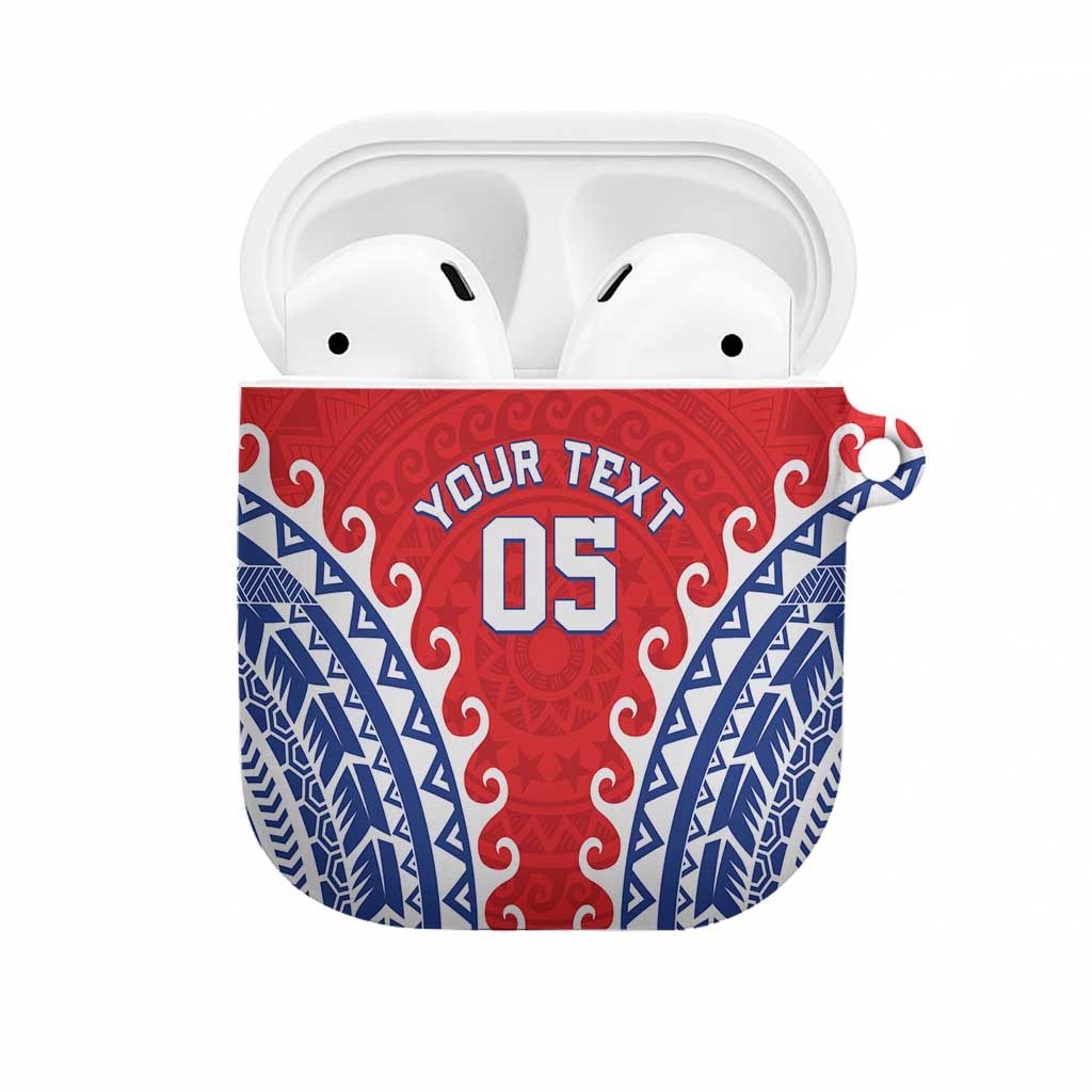 Custom Tuamotu Archipelago AirPods Case Polynesian Tribal Tattoo LT05 Red - Polynesian Pride