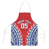 Custom Tuamotu Archipelago Apron Polynesian Tribal Tattoo LT05 Red - Polynesian Pride