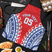 Custom Tuamotu Archipelago Apron Polynesian Tribal Tattoo LT05 Red - Polynesian Pride
