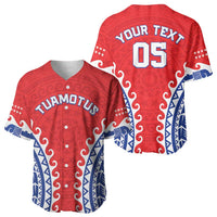 Custom Tuamotu Archipelago Baseball Jersey Polynesian Tribal Tattoo LT05 - Polynesian Pride