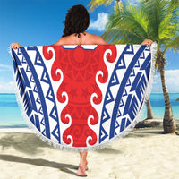 Custom Tuamotu Archipelago Beach Blanket Polynesian Tribal Tattoo LT05 - Polynesian Pride