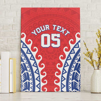 Custom Tuamotu Archipelago Canvas Wall Art Polynesian Tribal Tattoo LT05 Without Frame Red - Polynesian Pride