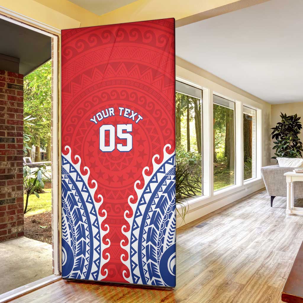 Custom Tuamotu Archipelago Door Cover Polynesian Tribal Tattoo LT05 - Polynesian Pride