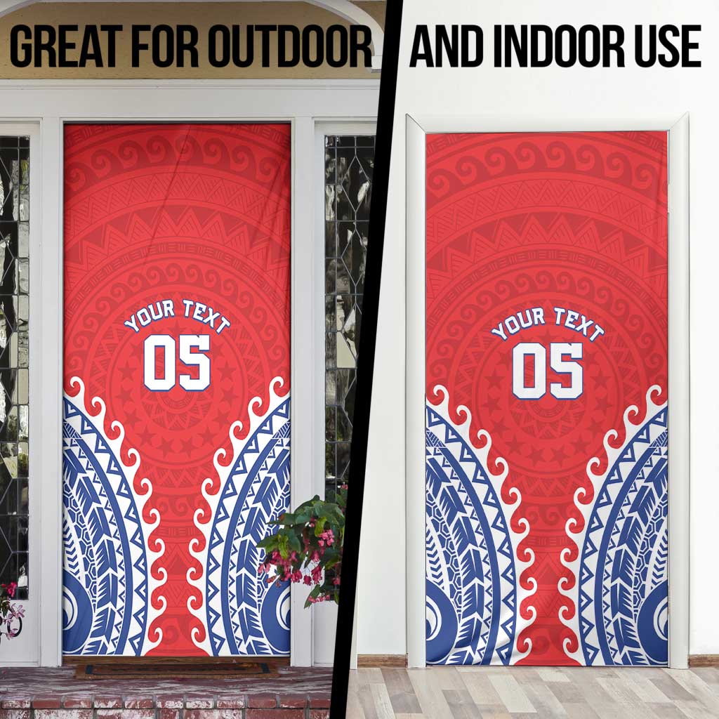 Custom Tuamotu Archipelago Door Cover Polynesian Tribal Tattoo LT05 - Polynesian Pride