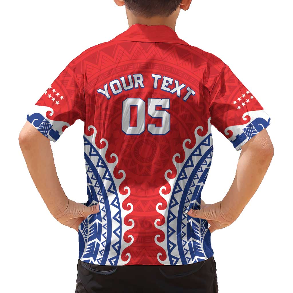 Custom Tuamotu Archipelago Family Matching Long Sleeve Bodycon Dress and Hawaiian Shirt Polynesian Tribal Tattoo