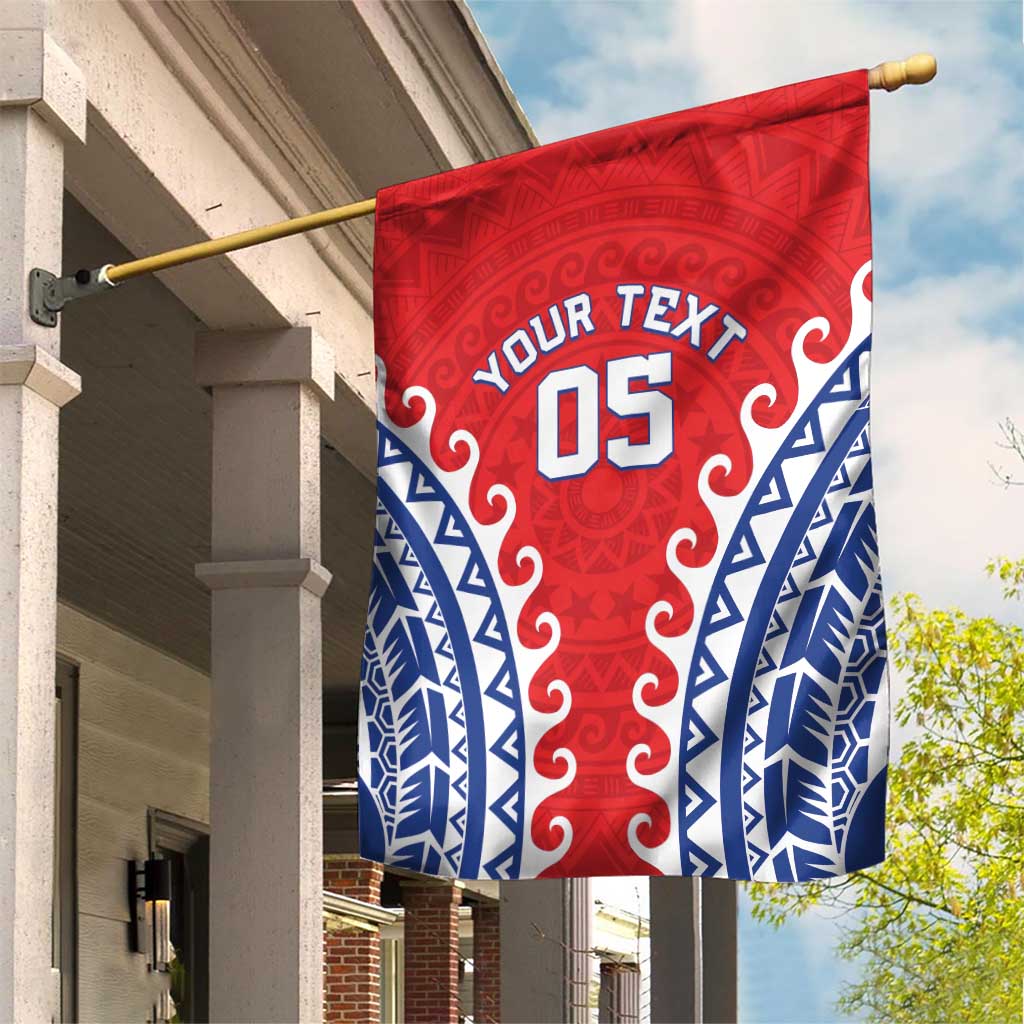 Custom Tuamotu Archipelago Garden Flag Polynesian Tribal Tattoo LT05 House Flag Red - Polynesian Pride