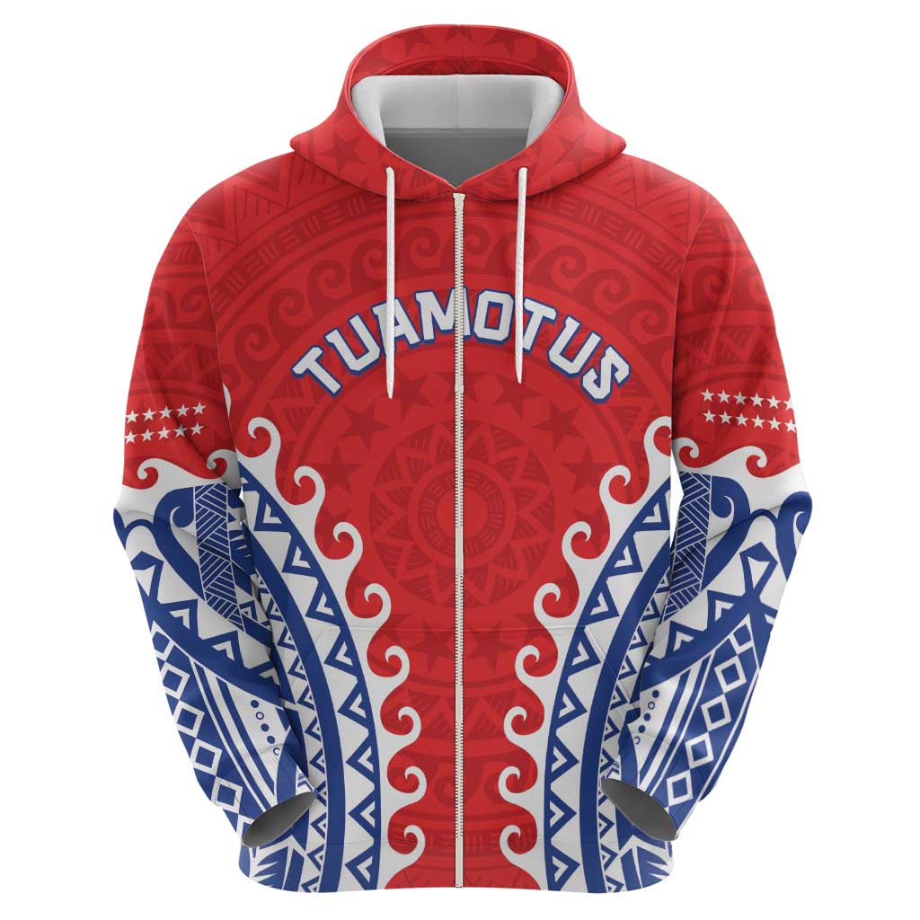 Custom Tuamotu Archipelago Hoodie Polynesian Tribal Tattoo LT05 - Polynesian Pride