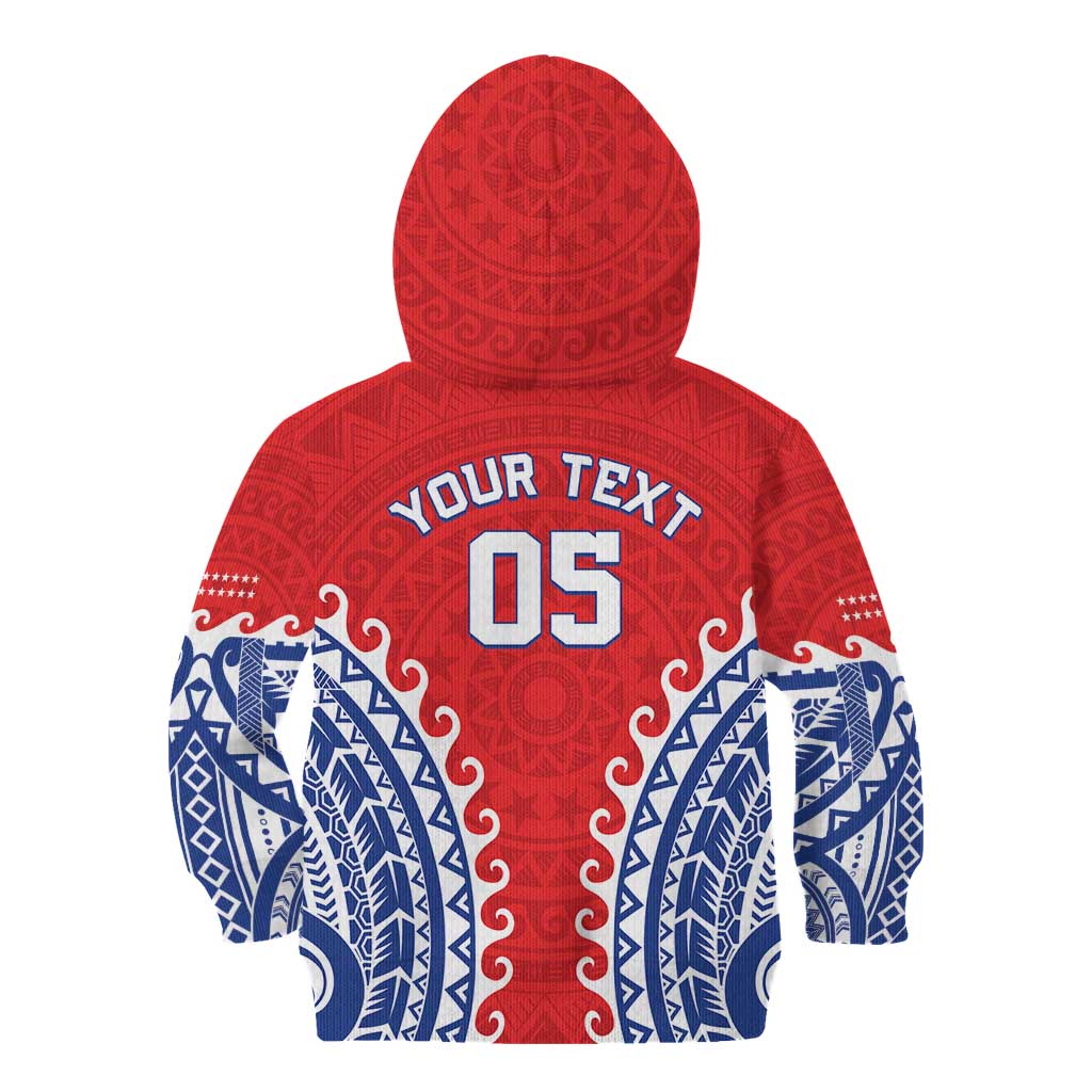 Custom Tuamotu Archipelago Kid Hoodie Polynesian Tribal Tattoo LT05 - Polynesian Pride