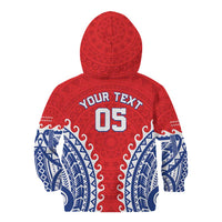 Custom Tuamotu Archipelago Kid Hoodie Polynesian Tribal Tattoo LT05 - Polynesian Pride