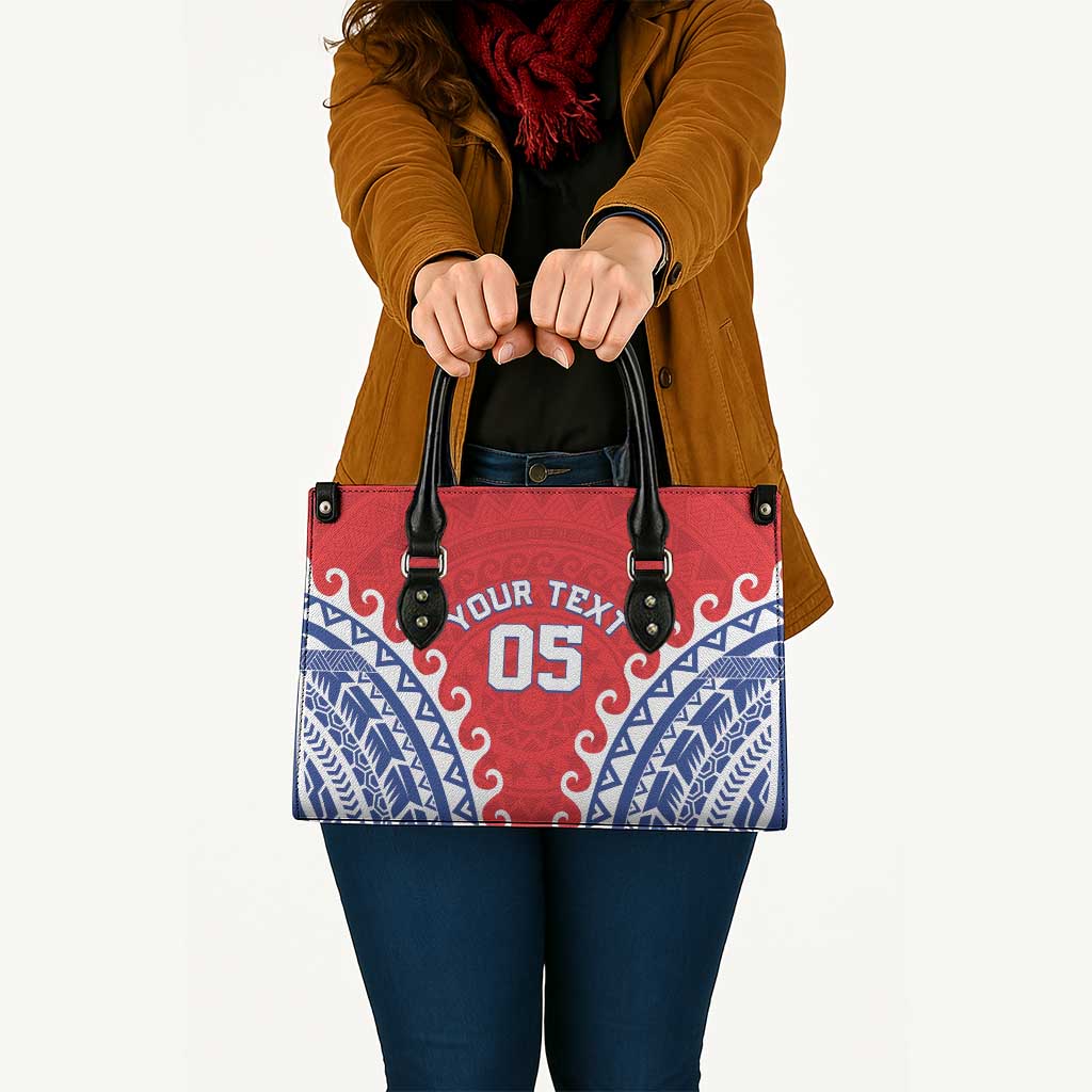 Custom Tuamotu Archipelago Leather Bag Polynesian Tribal Tattoo LT05 - Polynesian Pride