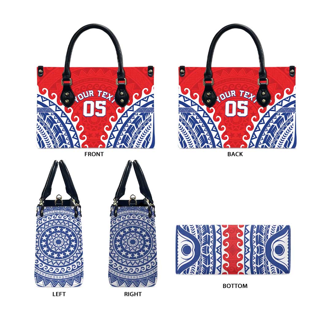 Custom Tuamotu Archipelago Leather Bag Polynesian Tribal Tattoo LT05 - Polynesian Pride