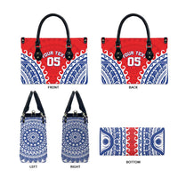 Custom Tuamotu Archipelago Leather Bag Polynesian Tribal Tattoo LT05 - Polynesian Pride