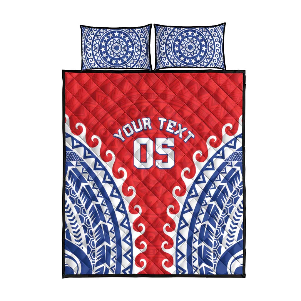 Custom Tuamotu Archipelago Quilt Bed Set Polynesian Tribal Tattoo LT05 - Polynesian Pride