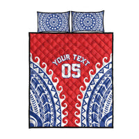 Custom Tuamotu Archipelago Quilt Bed Set Polynesian Tribal Tattoo LT05 - Polynesian Pride