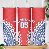 Custom Tuamotu Archipelago Skinny Tumbler Polynesian Tribal Tattoo LT05 - Polynesian Pride