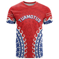 Custom Tuamotu Archipelago T Shirt Polynesian Tribal Tattoo LT05 Red - Polynesian Pride