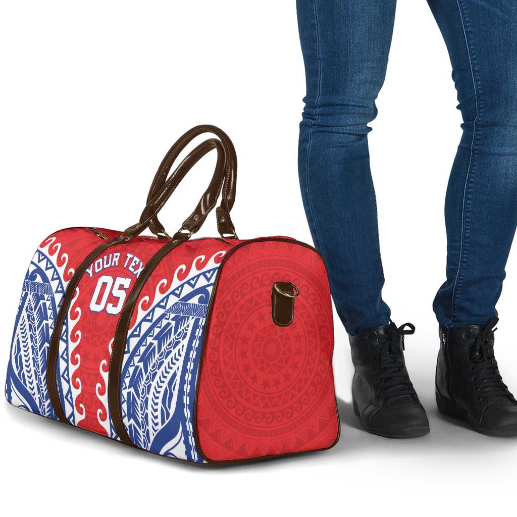 Custom Tuamotu Archipelago Travel Bag Polynesian Tribal Tattoo LT05 - Polynesian Pride