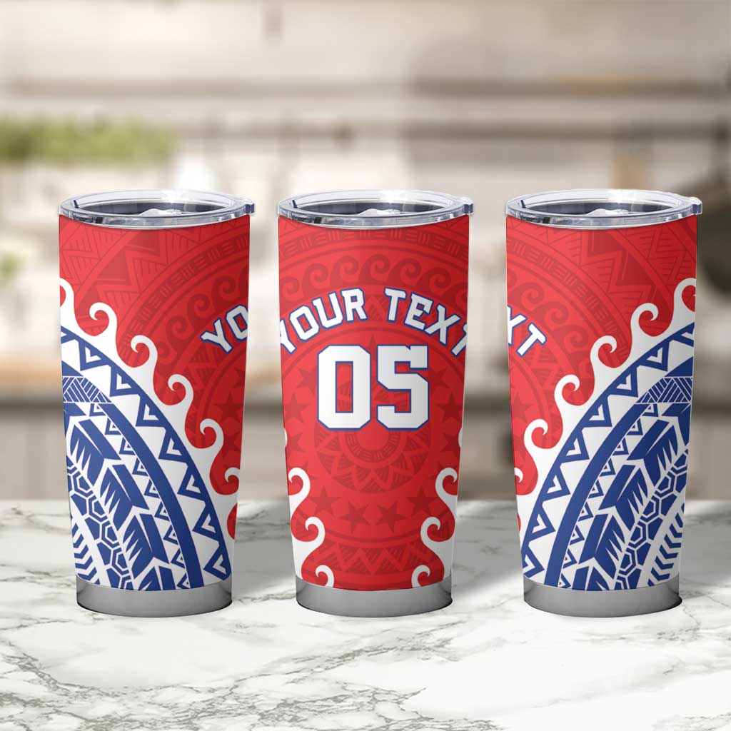 Custom Tuamotu Archipelago Tumbler Cup Polynesian Tribal Tattoo LT05 - Polynesian Pride