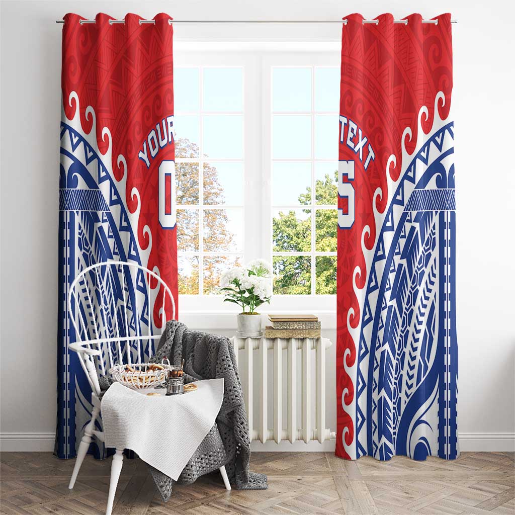 Custom Tuamotu Archipelago Window Curtain Polynesian Tribal Tattoo LT05 - Polynesian Pride