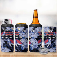 Tuamotu Islands 4 in 1 Can Cooler Tumbler Polynesian Pattern With Turtle LT05 - Polynesian Pride