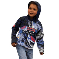 Tuamotu Islands Kid Hoodie Polynesian Pattern With Turtle LT05 - Polynesian Pride