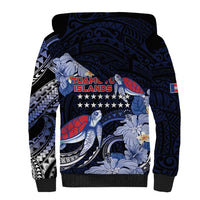 Tuamotu Islands Sherpa Hoodie Polynesian Pattern With Turtle LT05 - Polynesian Pride