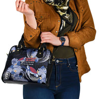 Tuamotu Islands Shoulder Handbag Polynesian Pattern With Turtle LT05 - Polynesian Pride