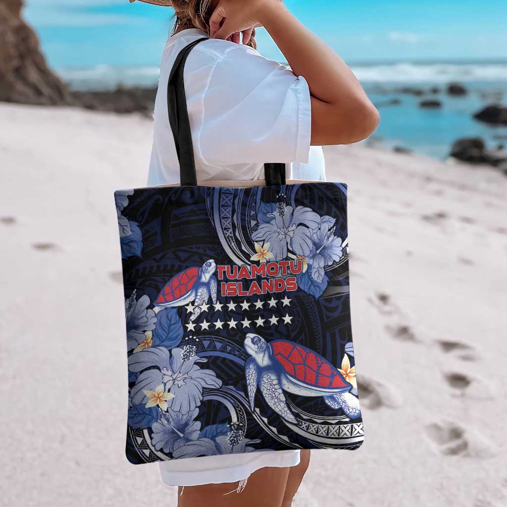 Tuamotu Islands Tote Bag Polynesian Pattern With Turtle LT05 - Polynesian Pride