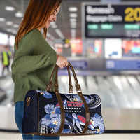 Tuamotu Islands Travel Bag Polynesian Pattern With Turtle LT05 - Polynesian Pride