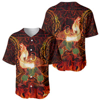 Samoa Siva Afi Festival Baseball Jersey Fire Knife Dancing LT05 - Polynesian Pride