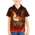 Samoa Siva Afi Festival Kid Hawaiian Shirt Fire Knife Dancing LT05 Kid Green - Polynesian Pride