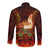 Samoa Siva Afi Festival Long Sleeve Button Shirt Fire Knife Dancing LT05 - Polynesian Pride