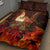 Samoa Siva Afi Festival Quilt Bed Set Fire Knife Dancing