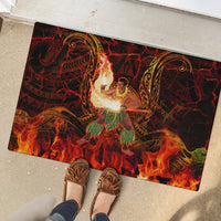 Samoa Siva Afi Festival Rubber Doormat Fire Knife Dancing