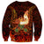 Samoa Siva Afi Festival Sweatshirt Fire Knife Dancing LT05 - Polynesian Pride