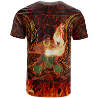Samoa Siva Afi Festival T Shirt Fire Knife Dancing LT05 - Polynesian Pride