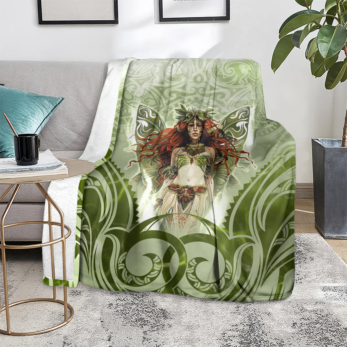 New Zealand Maori Fairy Patupaiarehe Blanket Polynesian Style LT05 - Polynesian Pride