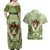 New Zealand Maori Fairy Patupaiarehe Couples Matching Off Shoulder Maxi Dress and Hawaiian Shirt Polynesian Style LT05 - Polynesian Pride