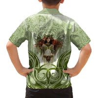 New Zealand Maori Fairy Patupaiarehe Family Matching Long Sleeve Bodycon Dress and Hawaiian Shirt Polynesian Style LT05 - Polynesian Pride
