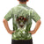 New Zealand Maori Fairy Patupaiarehe Family Matching Off Shoulder Maxi Dress and Hawaiian Shirt Polynesian Style LT05 - Polynesian Pride