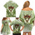 New Zealand Maori Fairy Patupaiarehe Family Matching Off Shoulder Short Dress and Hawaiian Shirt Polynesian Style LT05 - Polynesian Pride