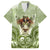 New Zealand Maori Fairy Patupaiarehe Family Matching Off Shoulder Short Dress and Hawaiian Shirt Polynesian Style LT05 Dad's Shirt - Short Sleeve Red - Polynesian Pride