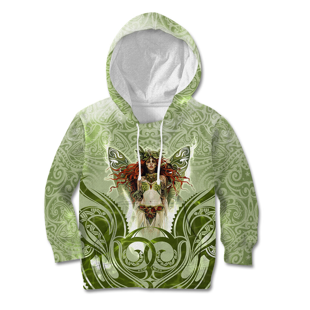 New Zealand Maori Fairy Patupaiarehe Kid Hoodie Polynesian Style LT05 Hoodie Red - Polynesian Pride