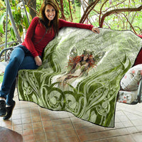 New Zealand Maori Fairy Patupaiarehe Quilt Polynesian Style